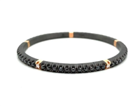 Pulsera Mano-J. in Titanio Diamante Black 3.84 Ct TENBRTBR5GBBR5PT - TENBRTBR5GBBR5PT